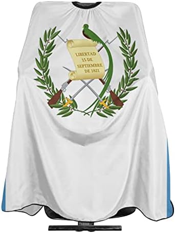 Гватемала Знаме Фризура Престилка Коса Сечење Салон Кејп 55 х 66 Инчи, Водоотпорен Прилагодлив Предвремени Коса Облекување Наметка Наметка,