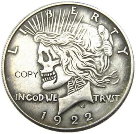 Скитник Монета Американски Нормален 1922 Мир Гулаб/1922 Странска Копија Комеморативна Монета
