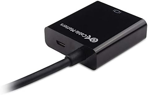 Кабелски работи HDMI до VGA адаптер во црна и VGA до VGA кабел со ферити