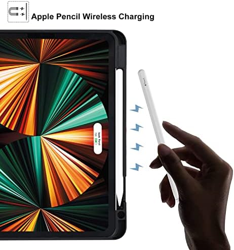 Здраво Простор iPad Pro 11 Инчен Случај Гепард Леопард со Држач за Моливи 2022 2021 2020 2018 Ipad Pro Случај 11 Црн Гепард Виолетова