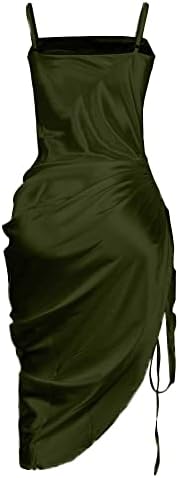 МИАШУИ Тексас Дами Се Облекуваат Жени Секојдневен Фустан Со Врвки Фустан Со Цврста Боја Фустан Со Прашка Фустан Без Ракави Ситни Дами Фустани