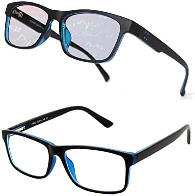 2 Пакет На Сина Светлина Блокирање Очила-Анти-Замор Компјутерски Монитор Игри Очила Спречи Главоболки Гејмер Очила