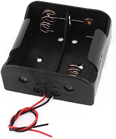 Аексит Пластични Двојна Полнач &засилувач; Конвертори Жица Пролетта Кутија За Чување На Контејнер Кутија за 2х1, 5В Батерија Полначи Д Батерија