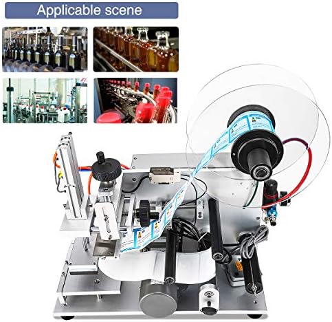 Полу-автоматска машина за обележување на полуавтоматска рамнина, машина за прилагодување на етикетата за прилагодување на етикетата за етикетата