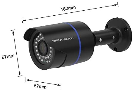 Безбедност на ноќно гледање 1 пакет аналогни HD 720p жичен куршум камера
