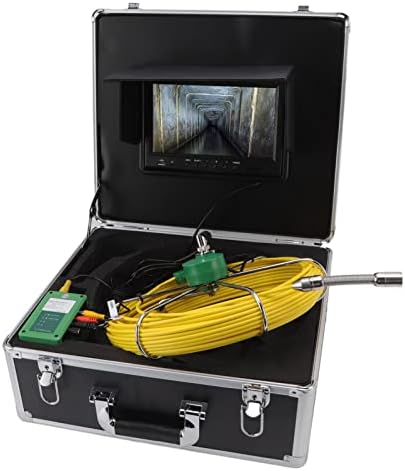 ФДИТ Индустриски бораскоп, 9 инчи видео 30мм борескоп цевка за инспекција на wallидови за операции за инспекција на канализација