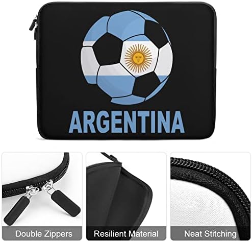 Аргентина фудбалски лаптоп торба за ракави за носење чанта за тетратка за покривање на тетратка