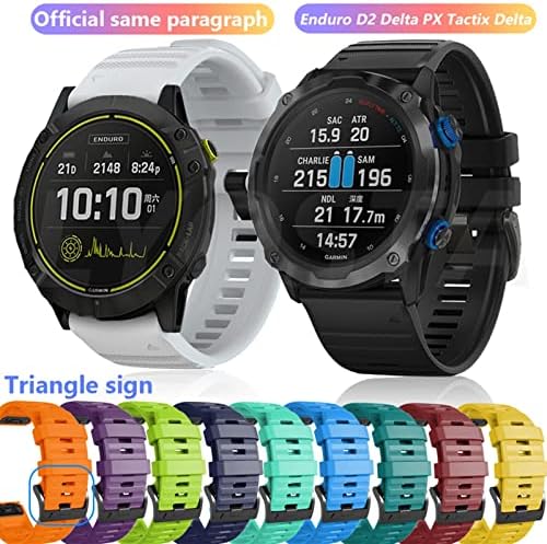 Fehauk 20 22 26mm Watchband for Garmin Fenix ​​6x 6 Pro 5 5xplus 3hr спуштање MK1 Mk2 Enduro Silicone Band Брзо ослободување на зглобот на зглобот