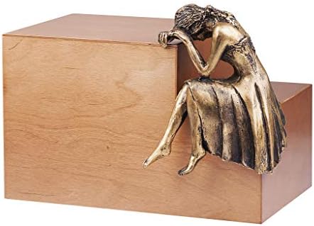 Модерна ковчешка пепел уникатна меморијална кремација урн уметнички скулптура тагата за урн