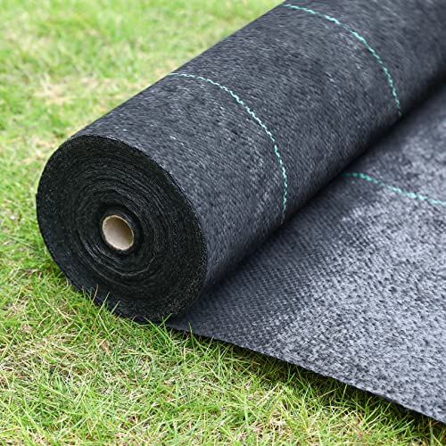 Земјиштена градинарска бариера ткаенина - ткаени ткаенини со висока густина - Премиум тешка плевелна ткаенина - ткаенина за блокирање