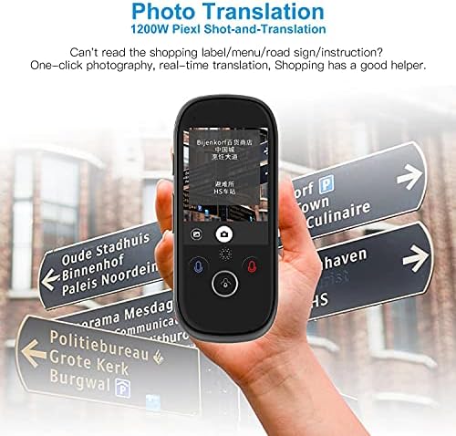 WETYG K1 Pro Паметен Уред За Преведувач На Глас со 2,4 Инчен Екран На Допир WiFi/Поврзување На Жариште/Офлајн Поддршка 77 Јазици