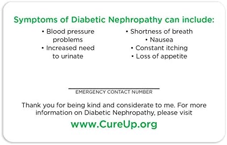 Имам Дијабетична Нефропатија Картичка за Помош 3 еез