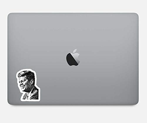 JFK Налепници Историски налепници - налепници на лаптоп - 2,5 инчи винил декларации - лаптоп, телефон, налепница за декорации со