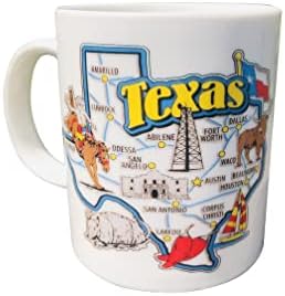 Тексас Градови Кафе Чај Кригла Гроздобер Слики Остин Сан Антонио Далас Хјустон Лубок Вако
