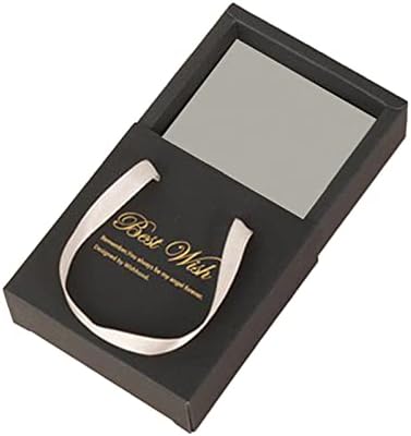 Phoenixb2c Накит за накит кутија за накит за накит корисно убав изглед на фиоки за фиоки црна црна боја