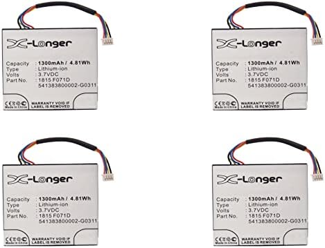 Синергиски дигитални калкулатор батерии, компатибилни со Texas Instrument P11p35-09N01 Калкулатор ,, комбо-пакет вклучува: