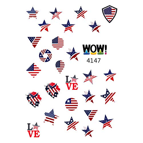 27 Loveубов на претседателите на знамето на САД Ден на Денот на ветерани Ден на професионален квалитет налепници за вода за нокти