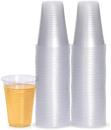 Пластикапро 7 мл за еднократна употреба пластична средна тежина чисти чаши за пиење [1200 брои]
