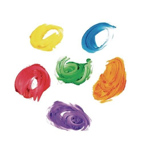 Бојаци што се перат деца примарна боја, сет од 6 бои, користете како боја за занаети или користете ги прстите за да доживеете