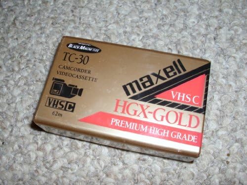 Касета за видео лента Maxell VHS-C, 30 минути