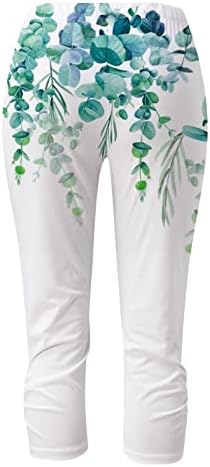Zdfer лето обичен тенок фит скратен зрак панталони со средно-картонски панталони за женски пешачки џогери за џемпери
