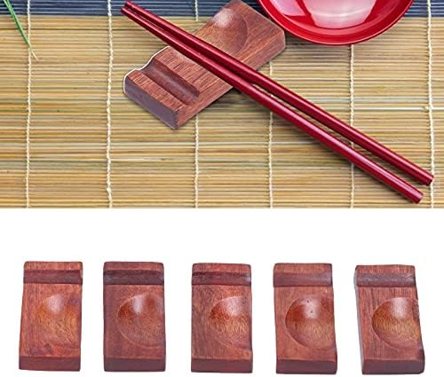 Носител на стапчиња за стапчиња Pssytfei, природни премија за јапонски стил, дрвени држачи за јадење, дрвени стапчиња за јадење