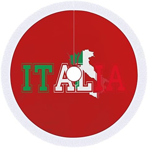 Италија Знаме Бои Италија Мапа Елка Здолниште За Одмор Партија Украси Со Тасел Чипка