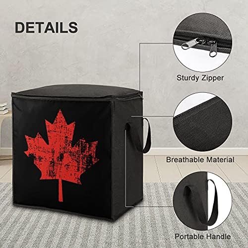 Гроздобер Канадски Јавор Голем Јорган Торба За Складирање Кутија Патент На Врвот За Облека Перница Утешител