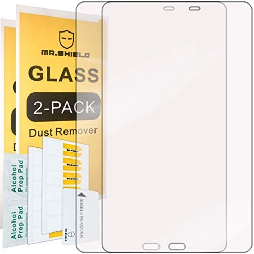 [2-Pack] -Mr.Shield дизајниран за Samsung Galaxy Tab A 10.1 инчи [не одговара за 2017/2018/2019] [Темпрерирано стакло] Заштитник на екранот