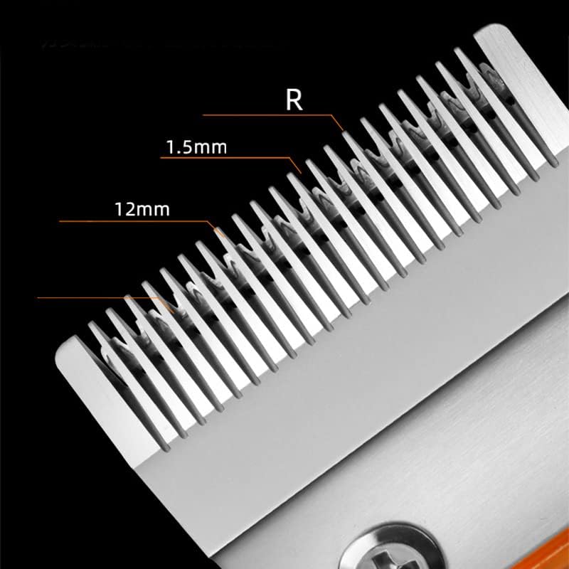 Клиперси за коса за мажи, USB електричен клипер за коса 3- Боја Транспарентно тело машина за сечење коса, челик секач за коса, полнење силна