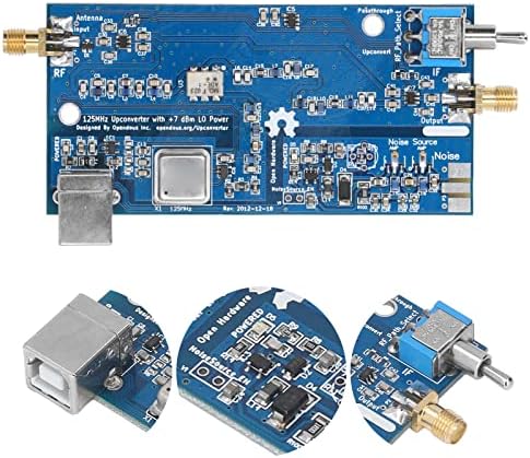 XTEVU 125MHz SDR UpConverter Set, табла за променлива фреквенција за RTL2832 R820T2 приемник, надградба на прием за радио сигнал за радио