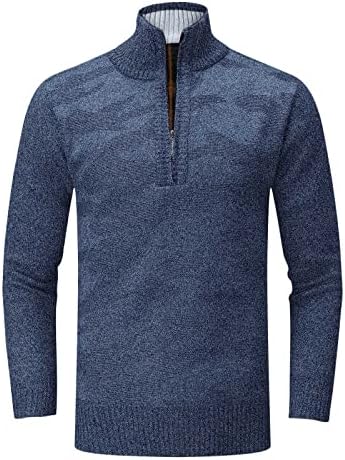 Ubst џемпер пуловер за мажи, зимска пролет половина патент стол