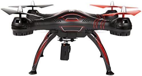 Светски технолошки играчки Wraith Spy Drone слика/видео hi-def 1080p камера RC дрон, црно