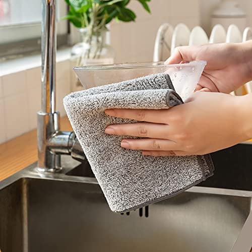 Парлиња од пот крпа за миење садови за брзо чистење на микрофибер сушење и крпи апсорбираат супер сад микрофибер крпа кујнски крпи