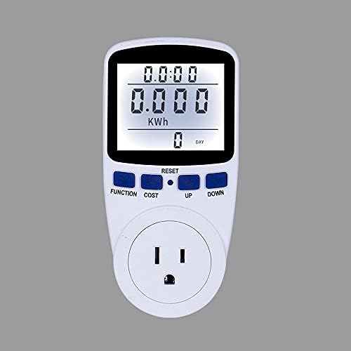 ГУАНГМИНГ - ЛЦД дигитален мерач на енергија Енергетски монитор Wattmeter Socket Wattage KWH Анализатор на потрошувачка на потрошувачка