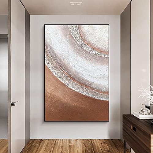 Рачно насликано масло сликарство - Екстра голема wallидна уметност текстурирана апстрактно 3Д масло сликарство, за дневна соба спална