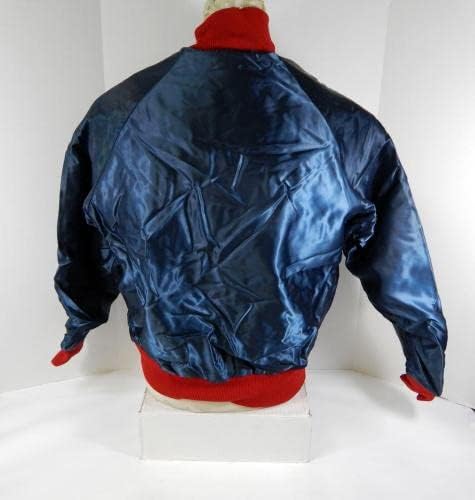 1990 -тите Boise Hawks 25 Игра користеше сина јакна за загревање DP40545 - Игра користена МЛБ дресови