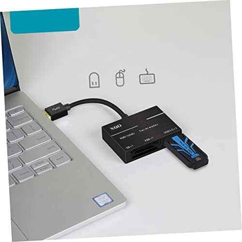 SOLUSTRE USB Картичка Читач Wxya Камера Конвертор F2 Црна