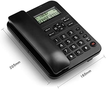 PDGJG CORDED PHONE-телефон-ретро Новист телефонски мини-повикувач ИД Телефон, Телефонски телефонски фиксна телефонска канцеларија за