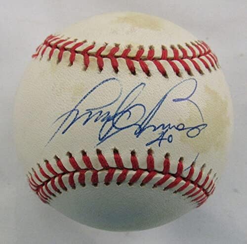 Енди Бенес потпишаа автоматски автограми Бејзбол Б89 - автограмирани бејзбол