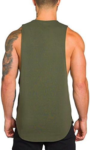 Ubst Mens Gym Tanks Tankures Thickulation Bodybuilding Stringer Tops Tops за мажи мускули сингл маица атлетски елек без ракави без ракави