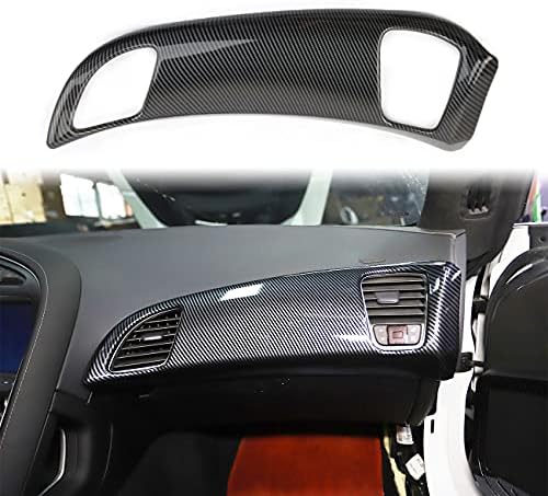 Покрив за панел со табла со јаглеродни влакна за Chevrolet Corvette C7 2014-2019