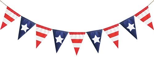 ФАКТИН 4-ти јули Патриотски Банер-Забава За Денот На Независноста На Америка - Црвени Бели Сини Ѕвезди Што Ја Закачуваат Венецот За Денот