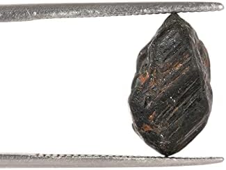 GemHub ретка сурова груба бразилска црна турмалин несечена лекување кристал 5,25 КТ лабава скапоцен камен EGL сертифициран