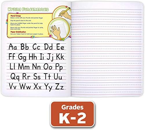 Бележник за примарна композиција Mead K-2, 6 Pack Primary Related Composition Book, боја може да варира, оценки К-2 пишување тотално