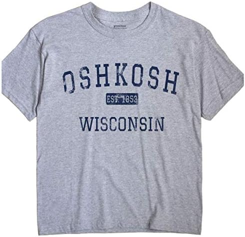 GreatCitees Oshkosh Wisconsin маица EST