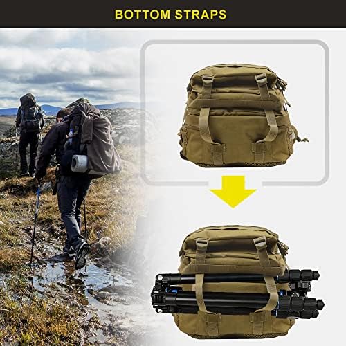 Завоти 35-45L Унисекс пешачки ранец за кампување ранец за ранец за патна вода отпорен на тактички воен ранец армија