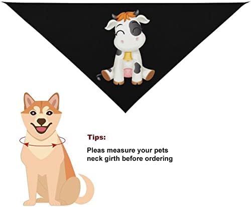 Малиот Bacow Cub Cartoon Cartoon Смешно кучиња бандани триаголник шамија симпатична миленичиња биб -биб Керчиф за мали средни големи