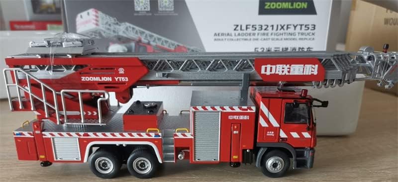 За Зумлион ZLF5321JXFYT53 Аериска скала противпожарна борба против камиони 1:48 Diecast Truck претходно изграден модел