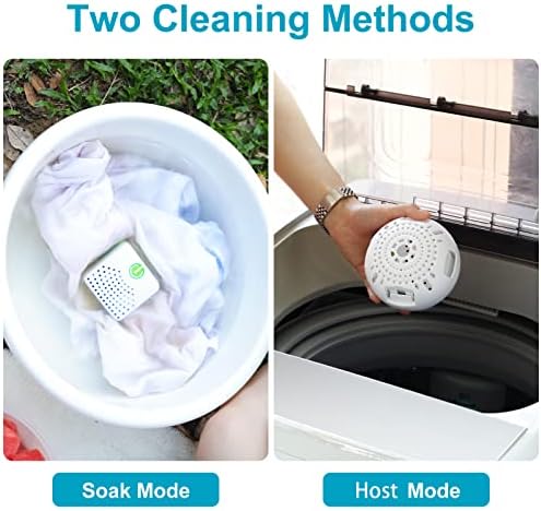 Washwow 5.0 Електронска топка за перење за машина за перење и сама како преносна машина за перење, електролитичка стеризација, мини